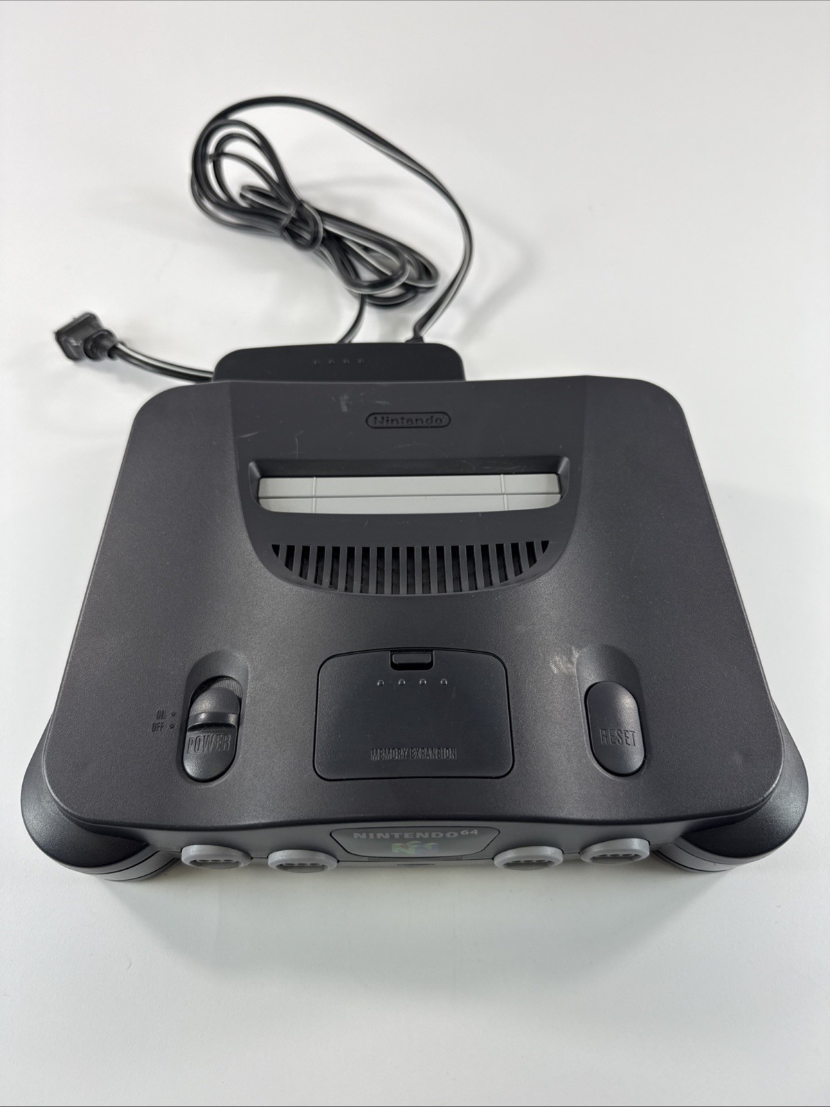 Nintendo 64 System NUS-001(USA) Home Console – Charcoal Gray TESTED