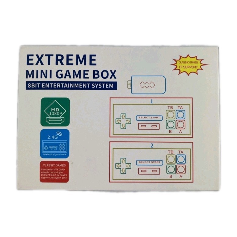 Extreme Mini Game Box EMX-041 HD 8 BIT Entertainment System Plug & Play Retro