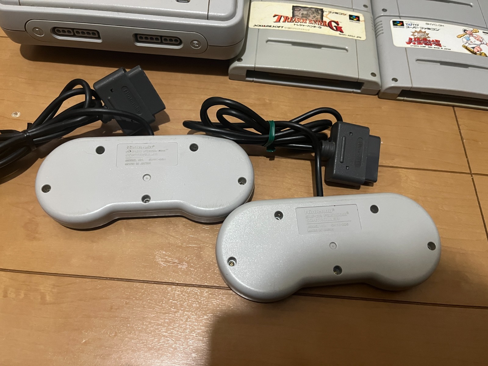 Nintendo Super Famicom Console & 9 Games Japan SNES 0508