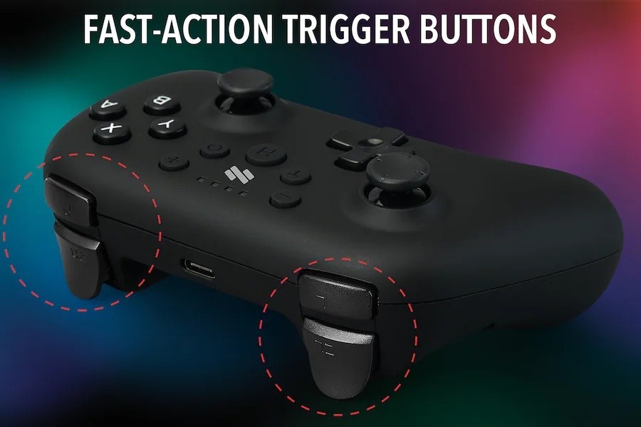 NEXT Wireless Rechargeable Pro Controller for Switch 2 & Switch – Midnight