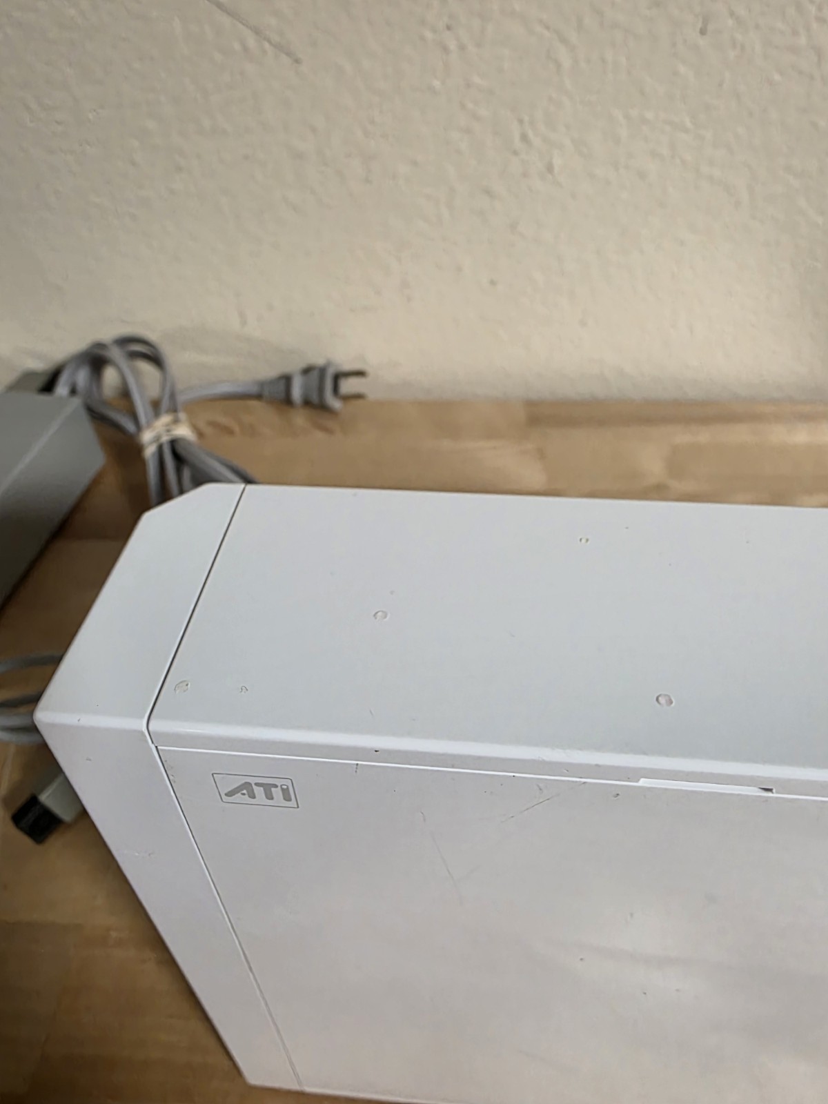 Nintendo Wii RVL001 Console With Cords Tested White System No Controller
