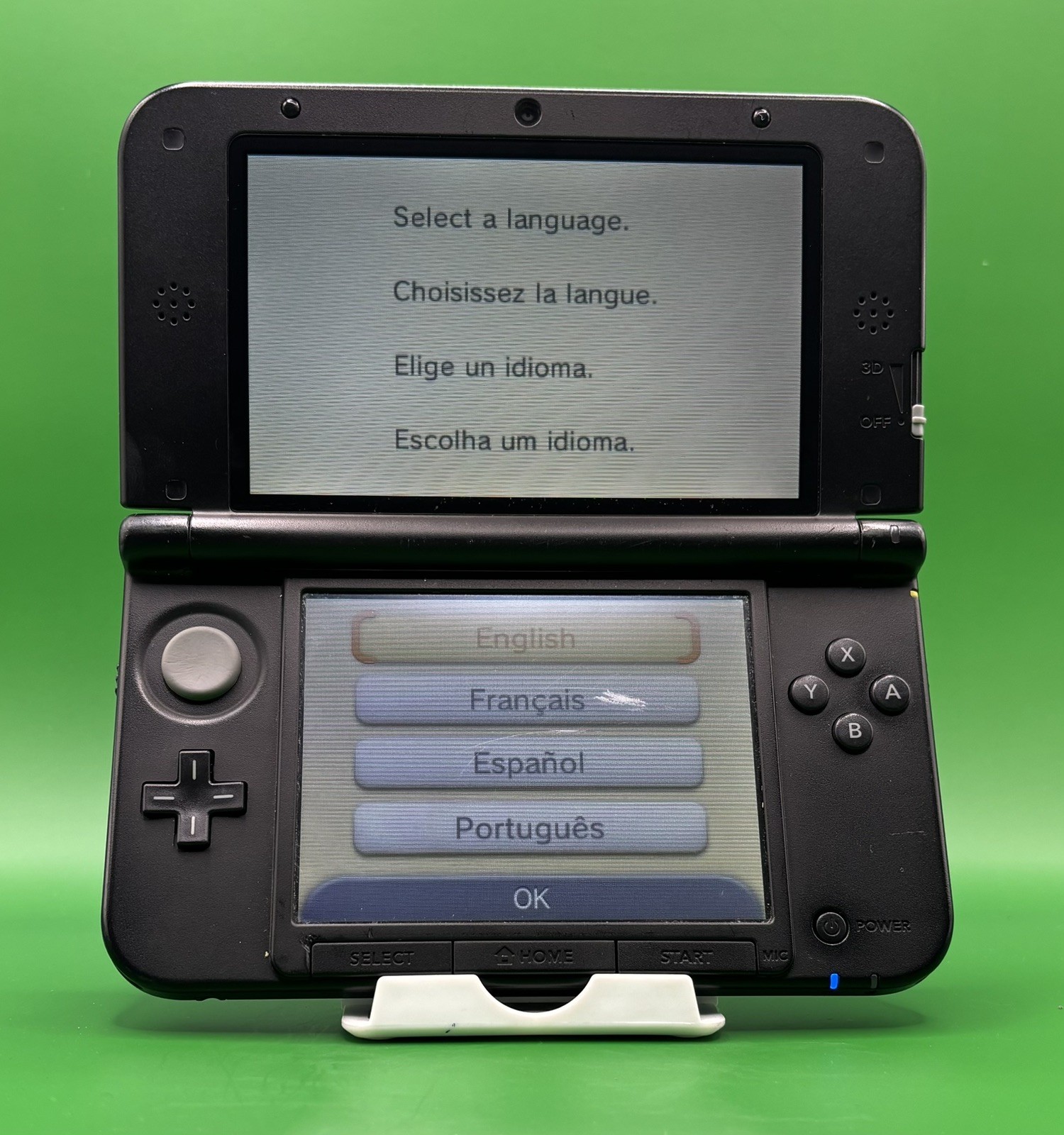 Nintendo 3DS XL – Blue & Black (H47) READ DESCRIPTION