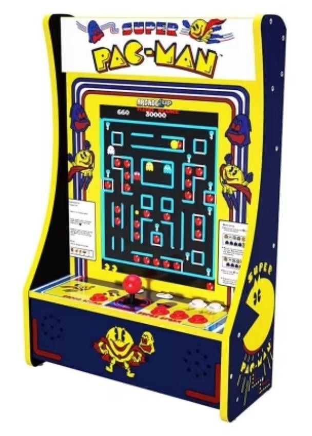 NEW Arcade1up Super Pacman Party-Cade 1-In-1 SEALED NEW -17″ Monitor – FREE GIFT