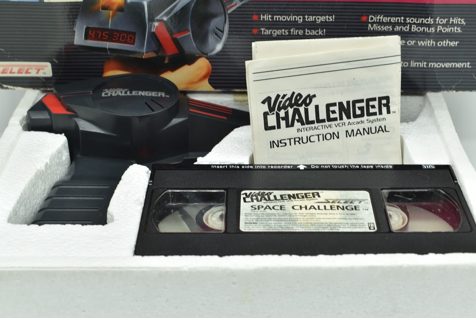 VTG Video Game – VIDEO CHALLENGER, Interactive VCR Arcade System, 1987, TESTED!!
