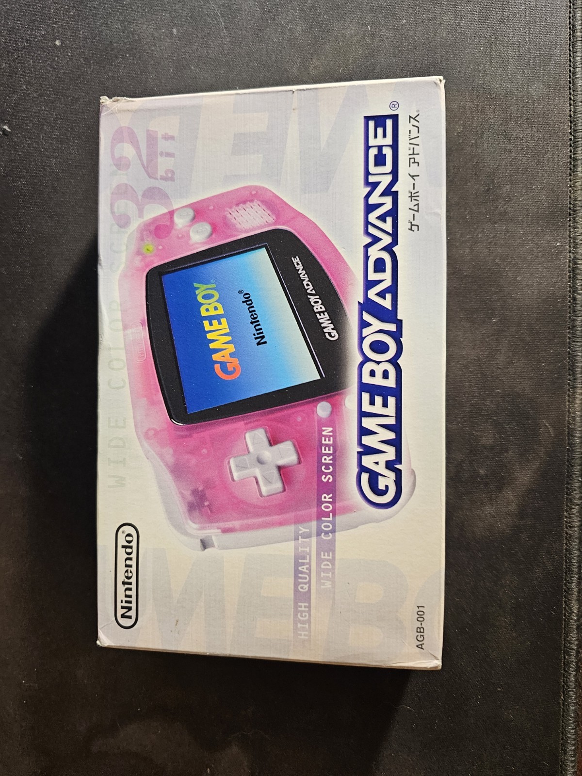 Nintendo Game Boy Advance 32MB Handheld System – Fuchsia Pink