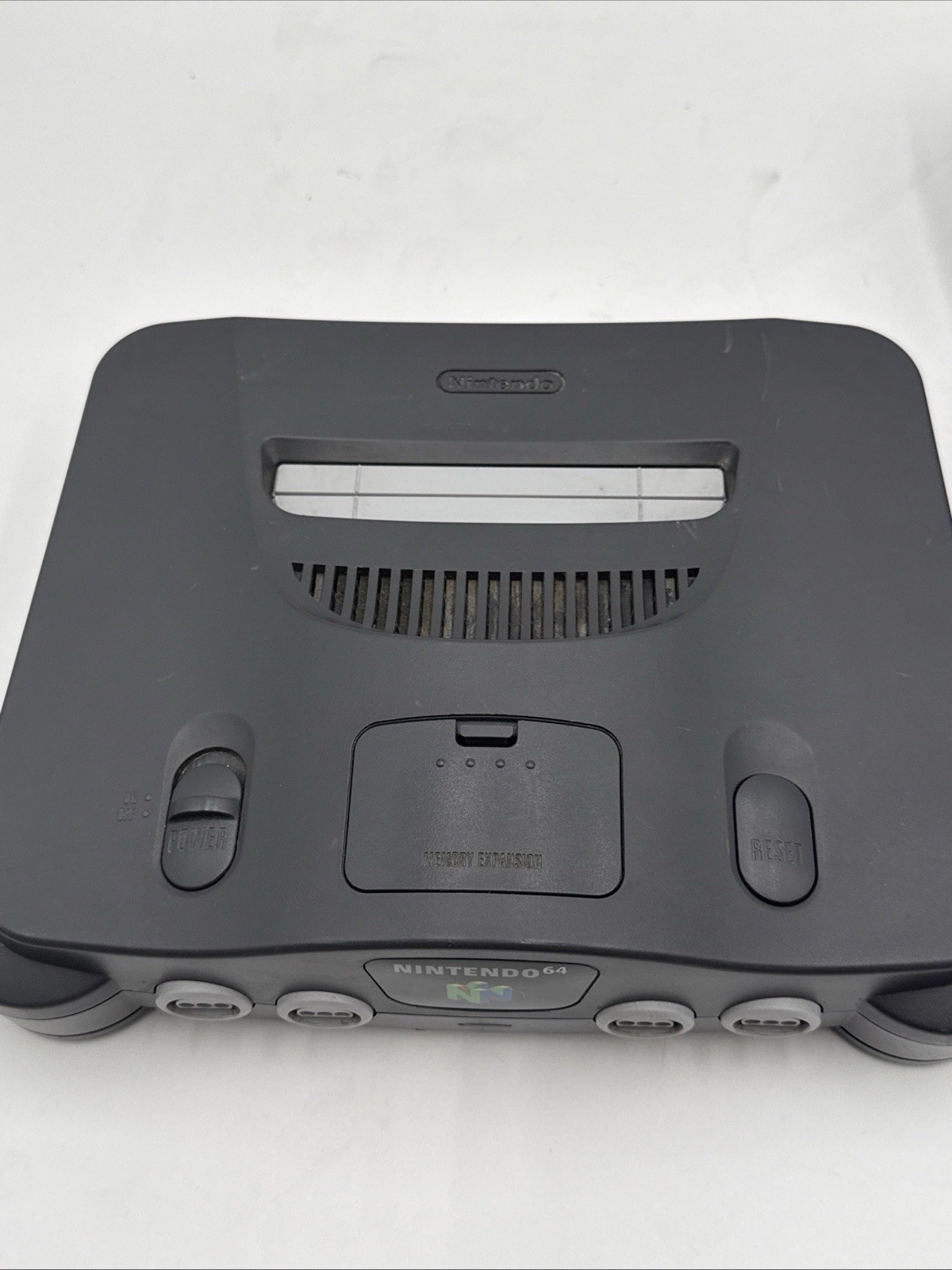 Lot Of 2 Nintendo 64 Charcoal Gray N64 Console Only For Parts Or Repair
