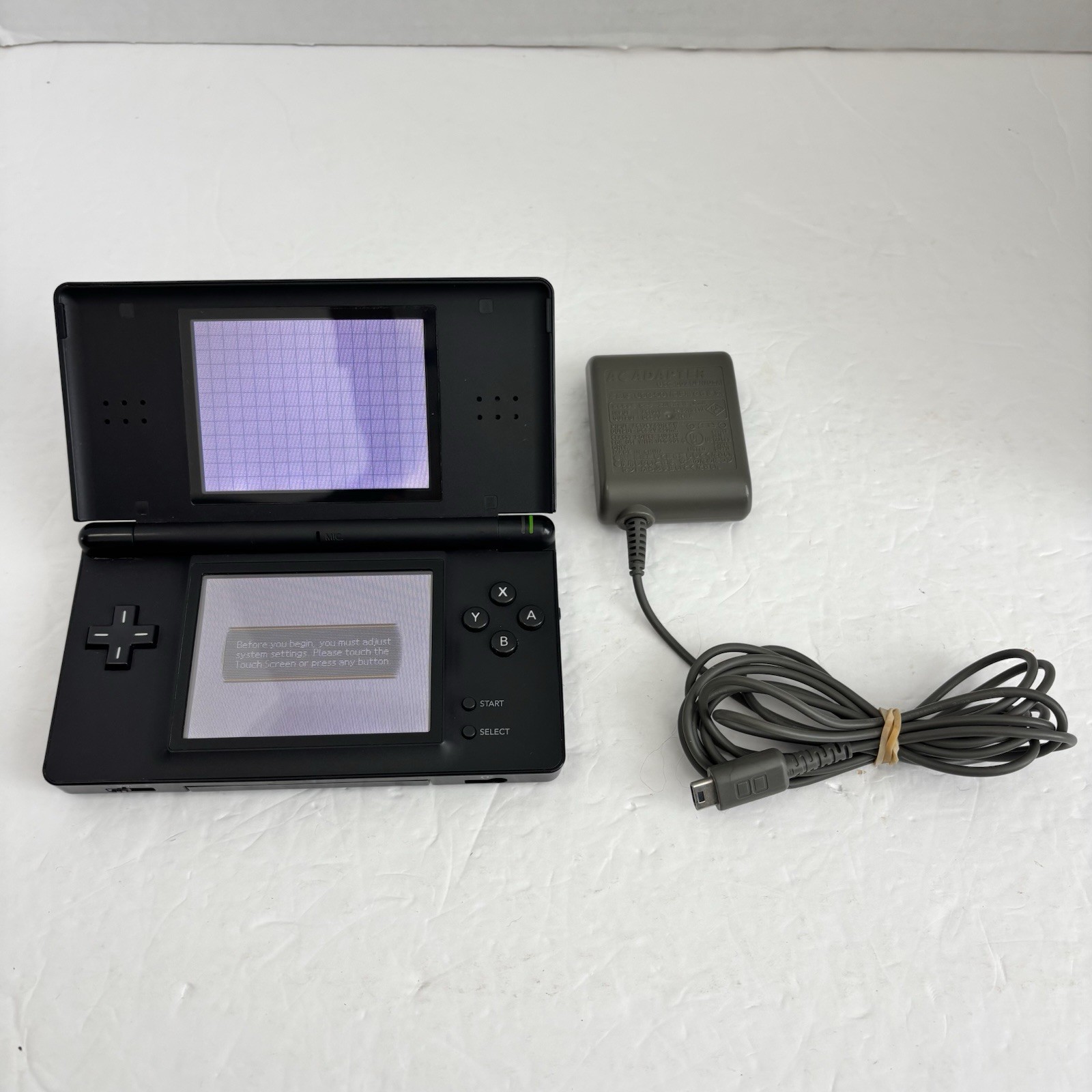 Nintendo DS Lite USG-001 Black Console – For Parts or Repair (Please Read)