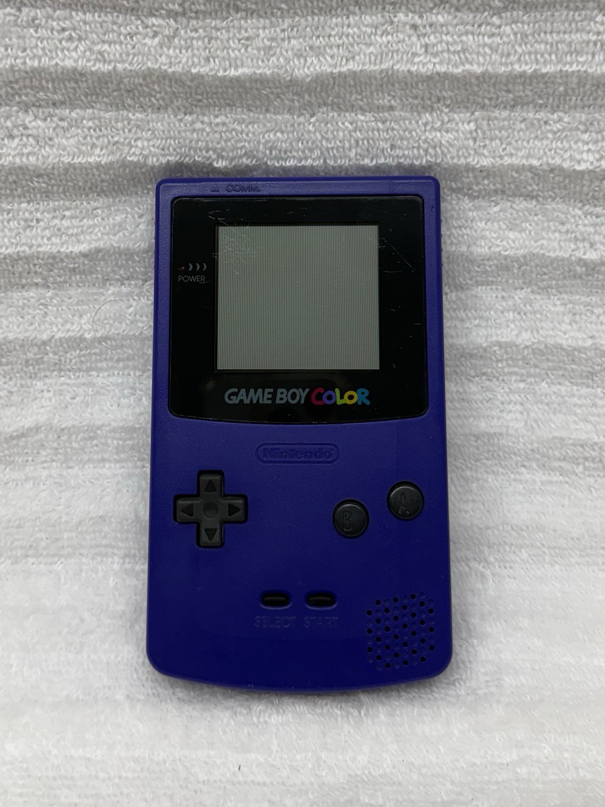 VINTAGE NINTENDO GAME BOY COLOR 1998 GRAPE PURPLE w/ TETRIS