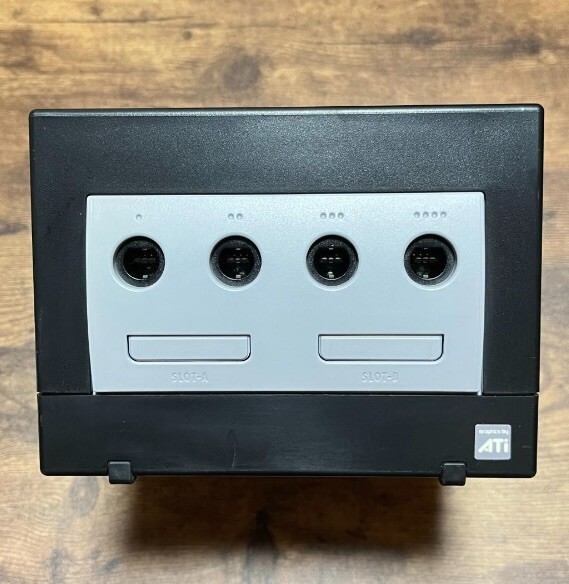 GameCube GC DOL-001 Black Full Set Game Console Nintendo Tested , Free Ship