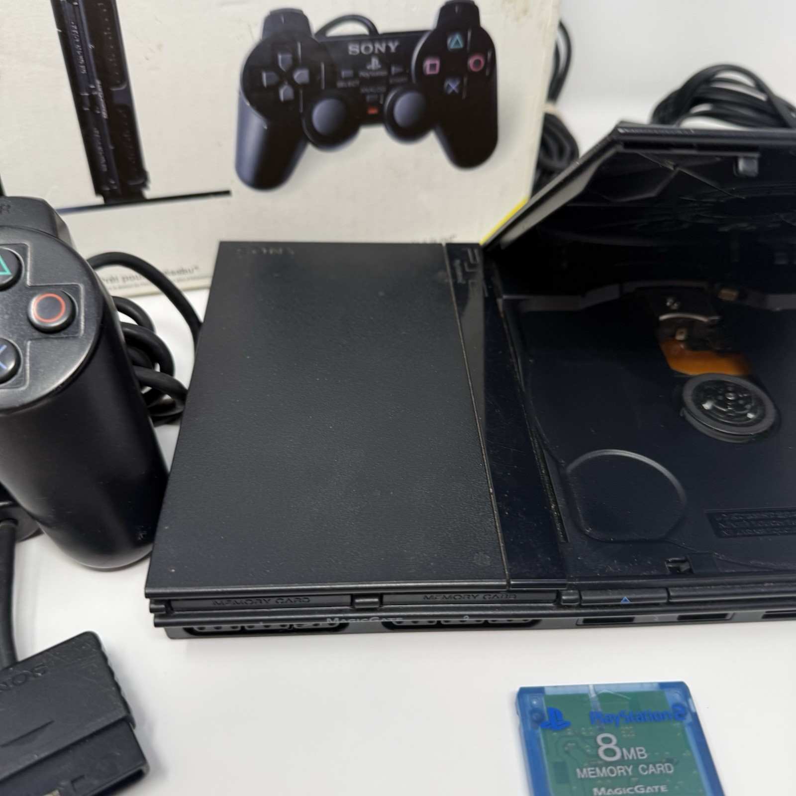 Sony PlayStation 2 PS2 Slim Console (SCPH-75001) with box – NO MANUAL