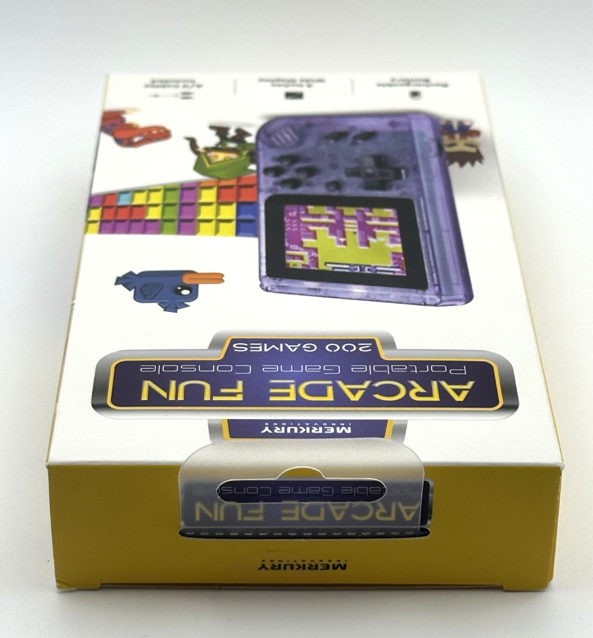 Arcade Fun Portable Game Console Merkury Innovations 200 Games Sealed NIB