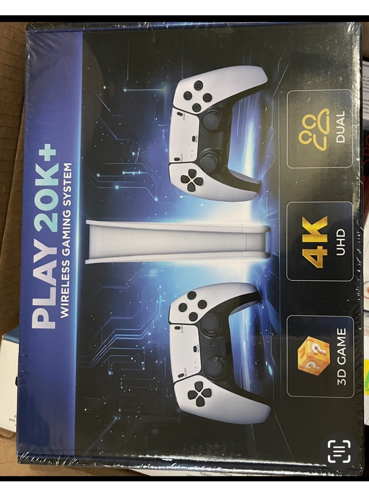 PLAY 20K+ Wireless Gaming System 4K HDMI Dual Controllers Retro Console 20KGames