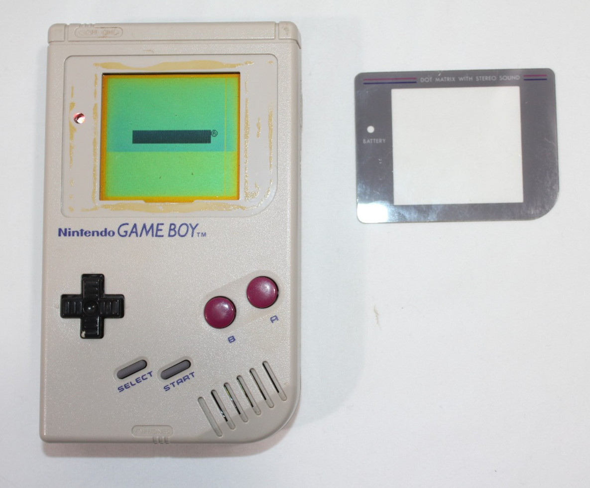 Original Nintendo Game Boy DMG-01 w/ Hard Shell Case Tested & Working