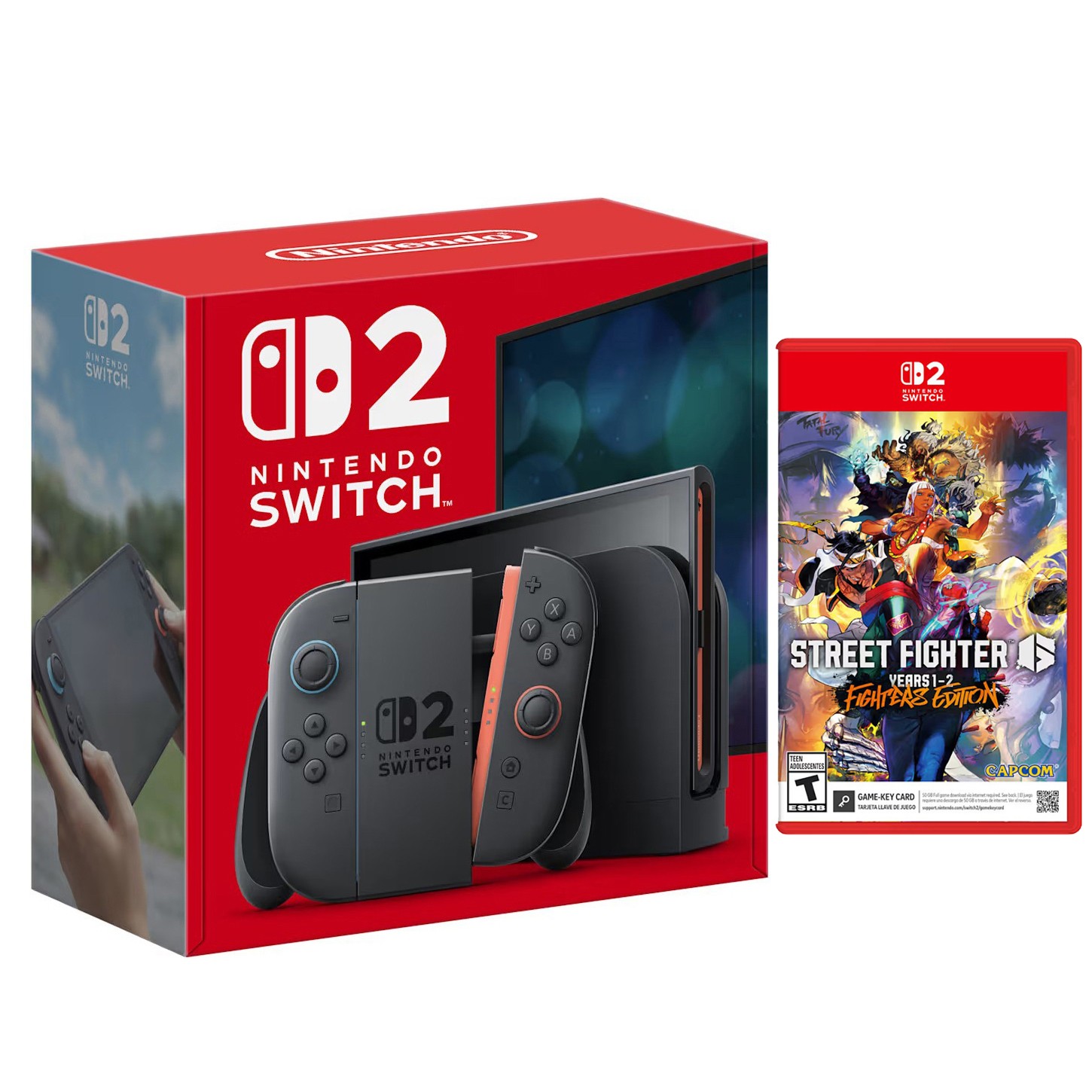 Nintendo Switch 2 Video Game Console with Street Fighter 6 Bundle