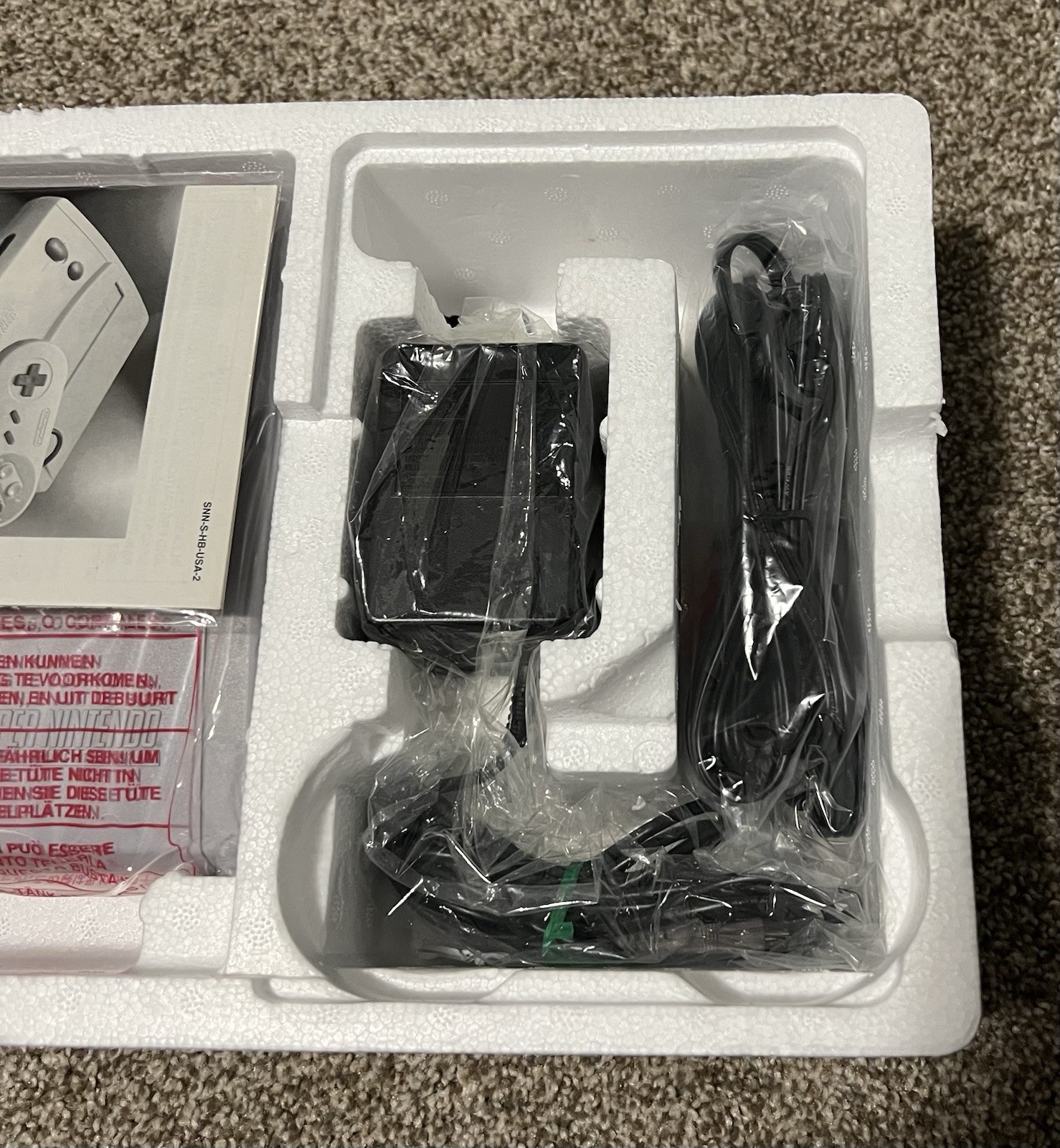 Super Nintendo Jr System Console CIB Bonus Controller Offer Variant Target SNES