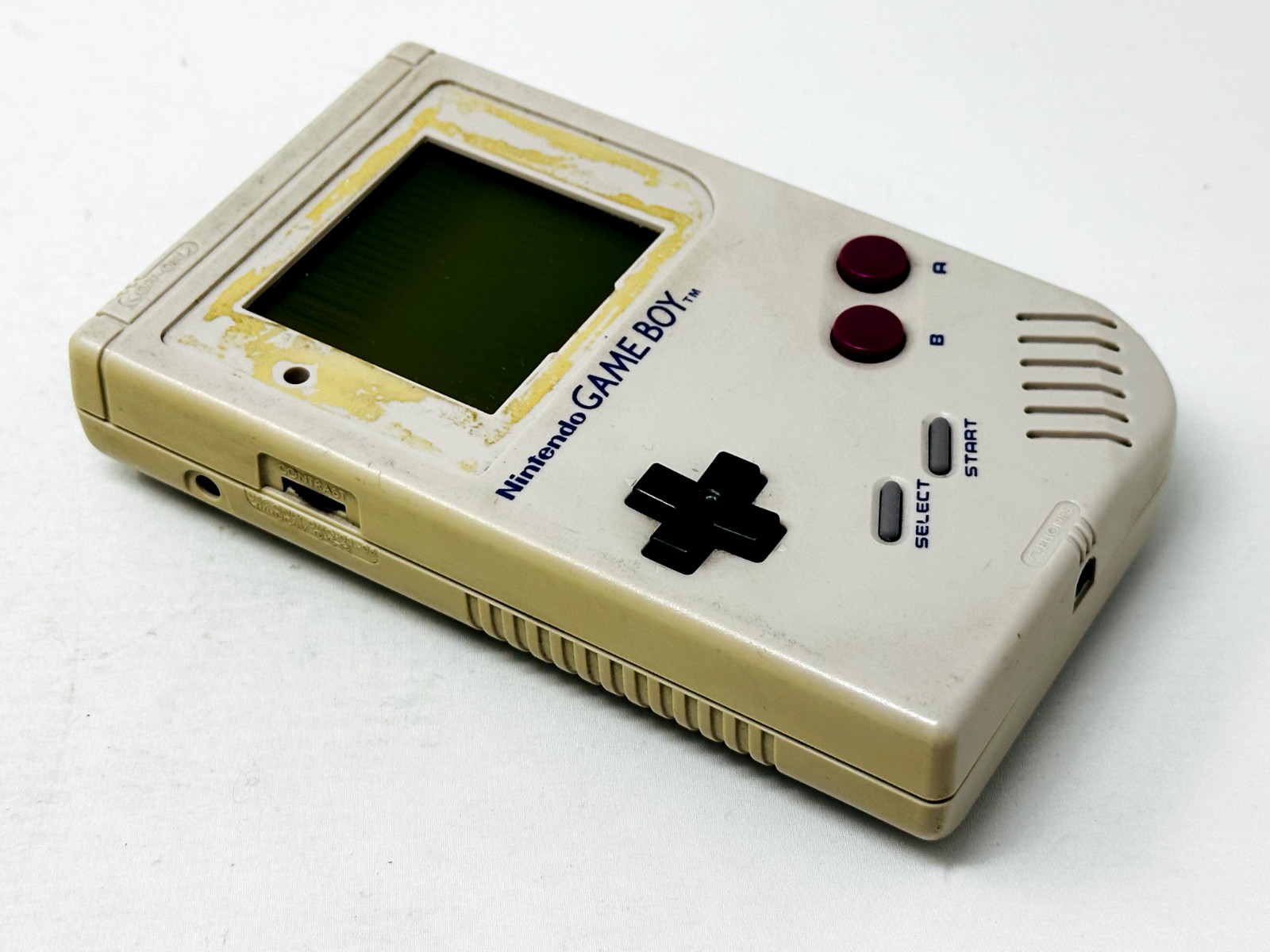 Nintendo Game Boy Pocket MGB-001 Off White/Gray – OEM – For Parts or Repair