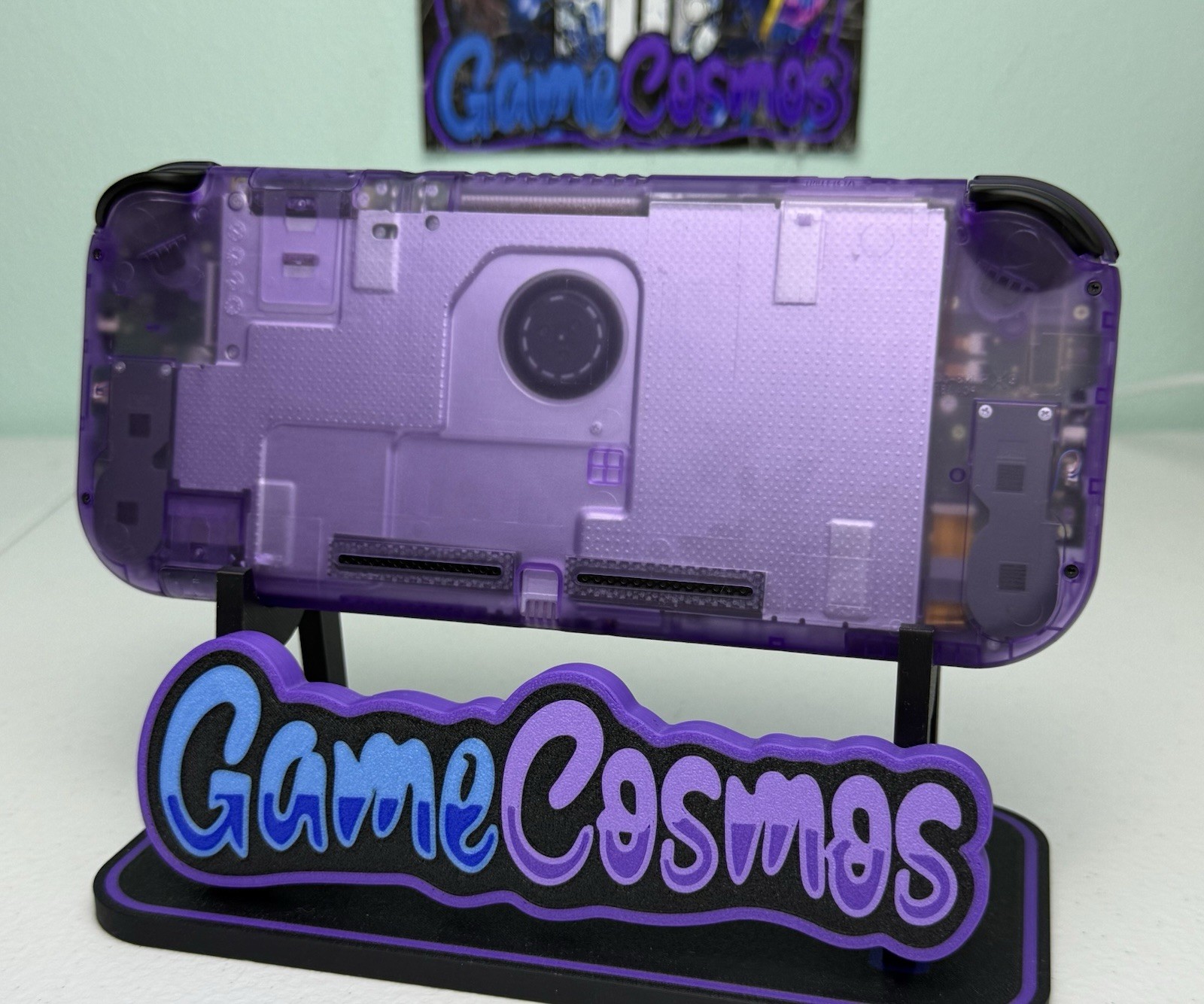 Atomic Purple – Black Accent – Hall Effect NoDRIFT analogue – Custom Switch Lite