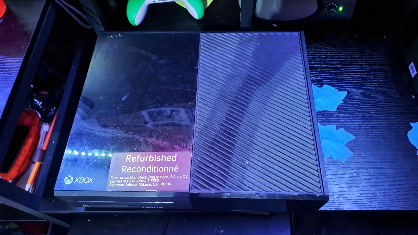 Xbox One Black Console Only, Power Cord Not Included Read Description