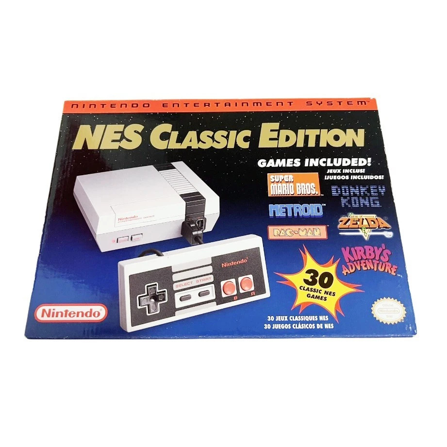 Nintendo NES Classic Edition Mini Console USA New Unopened w 30 games US Stock