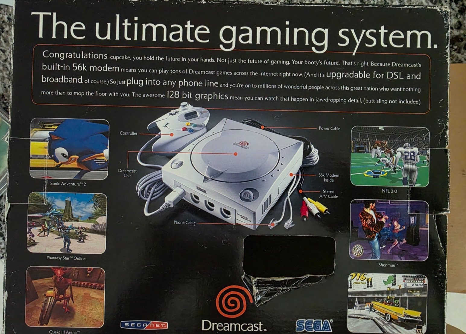 SEGA Dreamcast HKT-3020 Home Console Bundle w multiple games TESTED