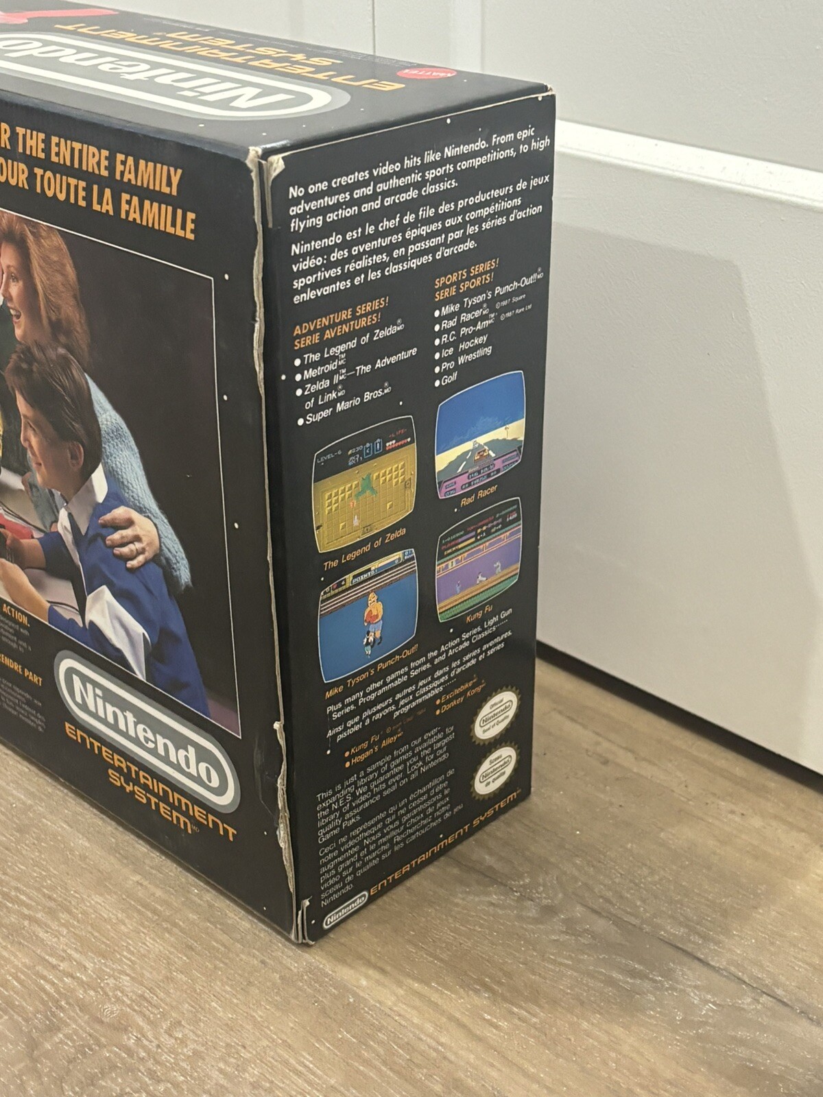 Box Only Vintage Nintendo NES Action Set Home Console – Red Zapper Box Only 1987