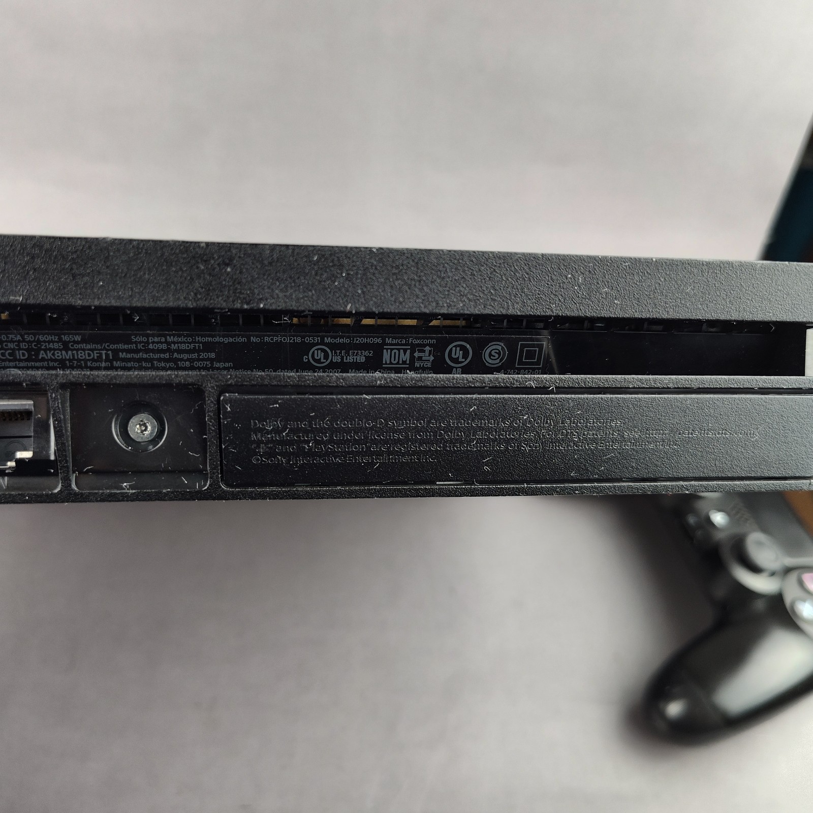 Sony PlayStation 4 Slim 1TB Console Jet Black – Controller + Wires Tested PS4