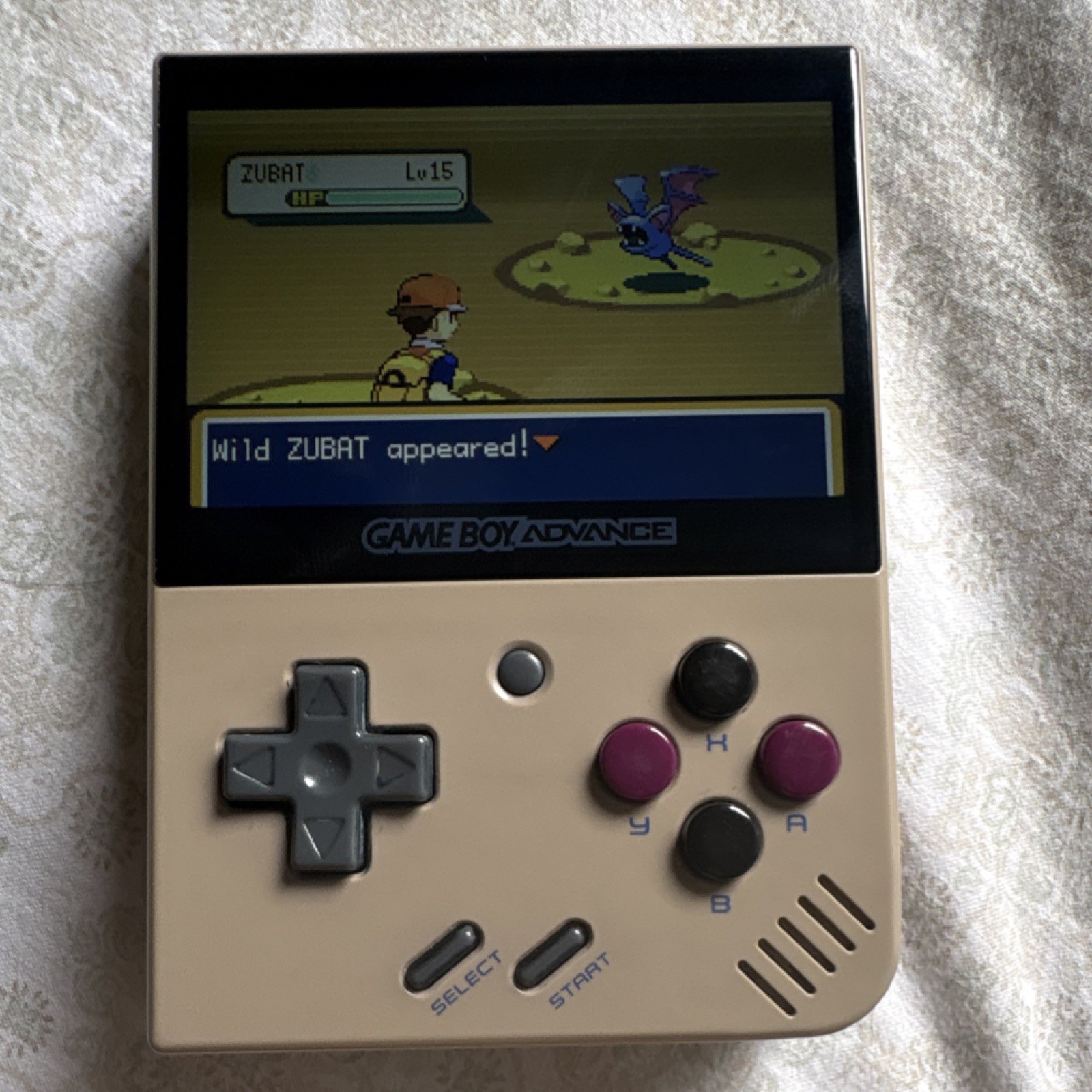 Miyoo Mini+ Handheld Retro Console 64GB USB-C 640×480 GBA Style Beige
