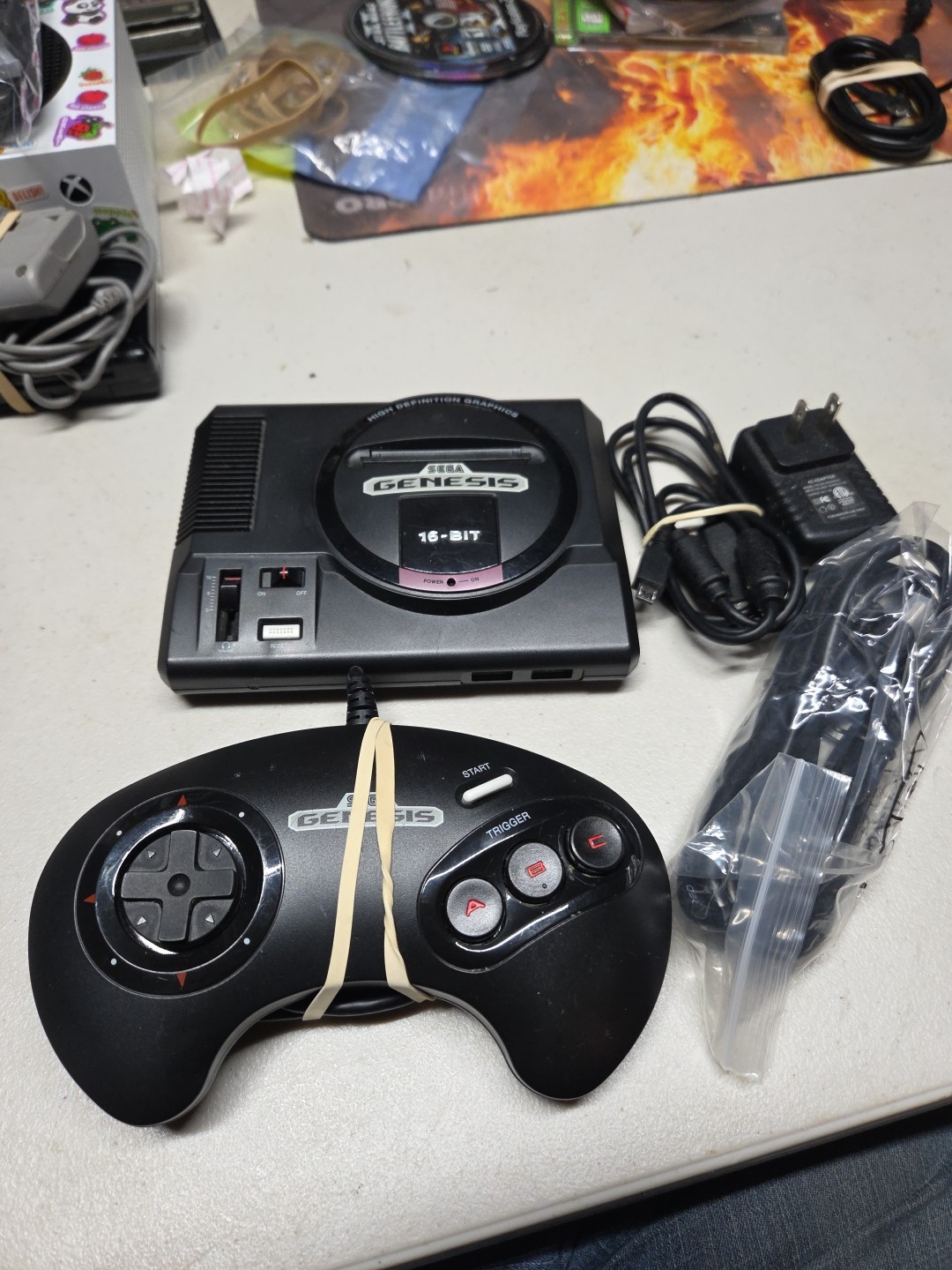 Sega Genesis Mini 16-bit Console 30th Anniversary Official Original Tested