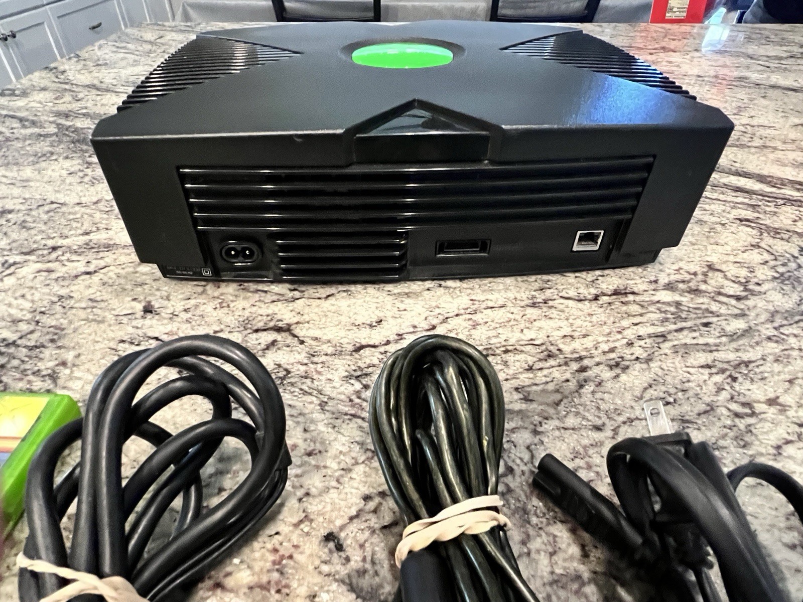 OG Xbox Console Bundle:Controller,Cables Cords Game Upgraded Read!