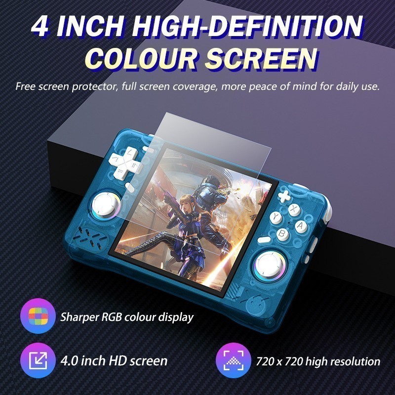 2026 New Upgraded XF40H Retro Handheld Game Console, 64GB-128GB Mini Video Game