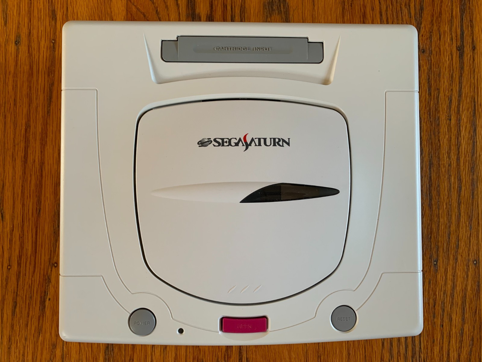 Sega Saturn white Japanese console system Fighters Megamix Daytona USA Circuit