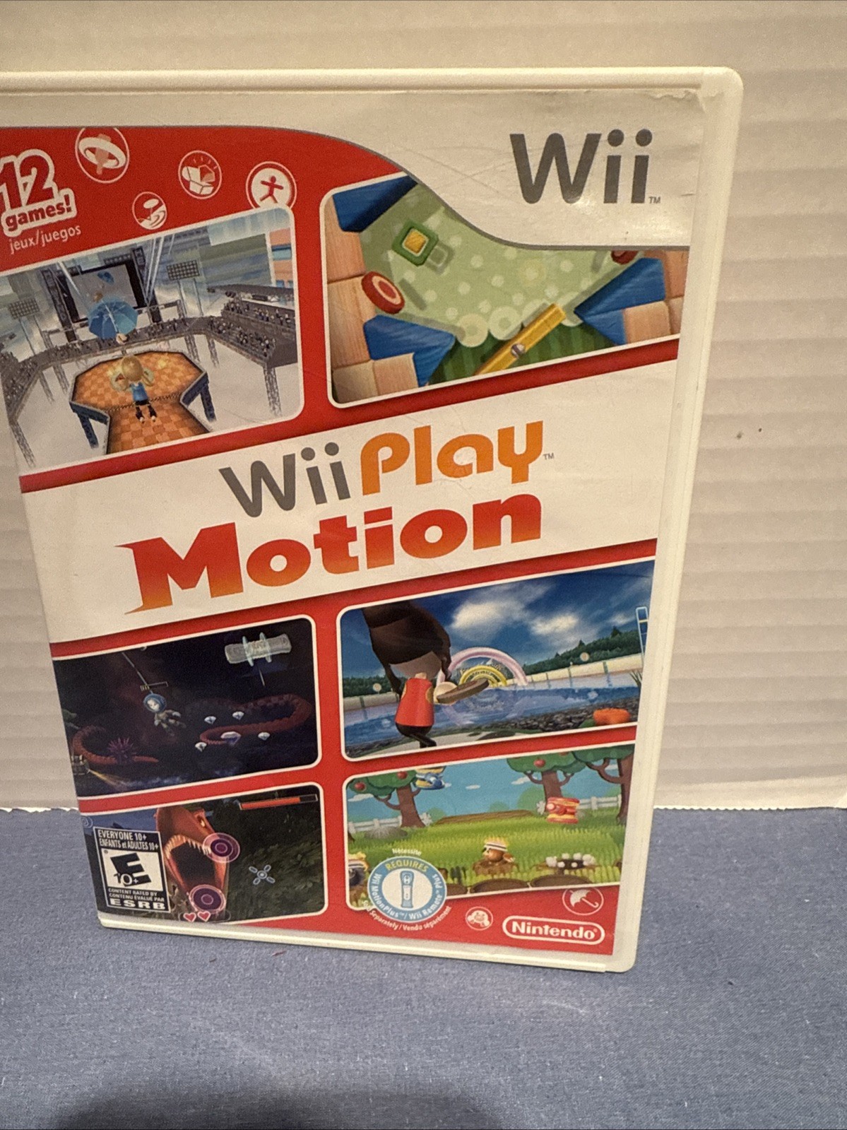 NINTENDO Wii SYSTEM CONSOLE WITH Wii PLAY MOTION GAME AND ACCESSORIES “TESTED”