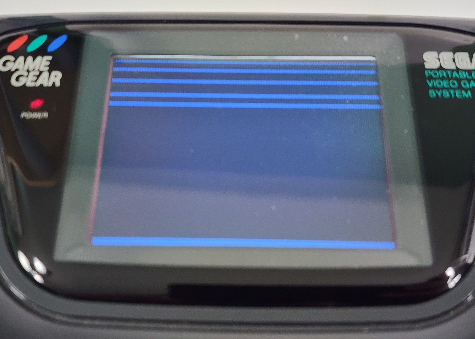 Sega Game Gear Handheld Console 2110 Black FOR REPAIR/PARTS ONLY