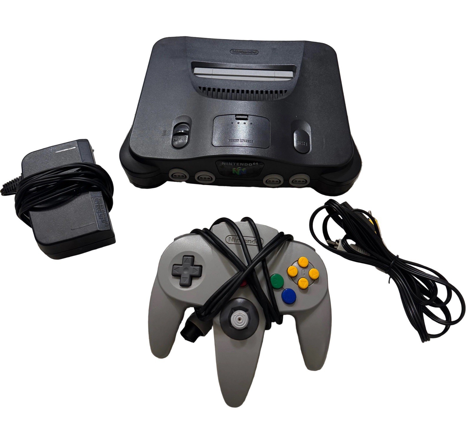 Nintendo 64 System 32MB Home Console – Charcoal Gray