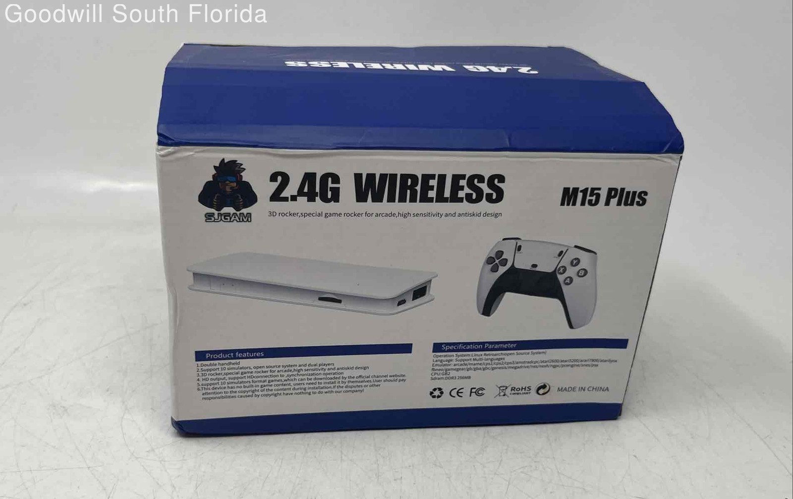 SJGAM M15 Plus 3 Pcs 2.4G Wireless Console & Controllers In Box Not Tested