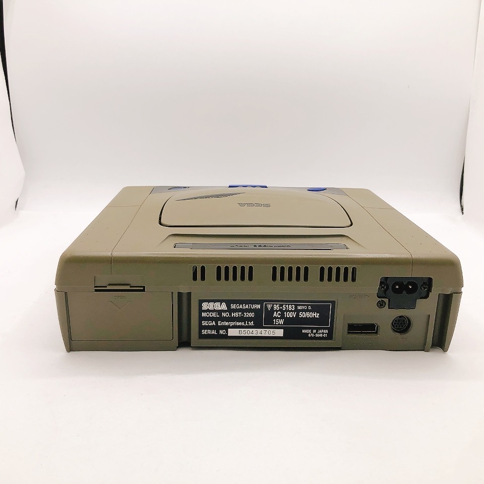 Sega Saturn Console System HST-3200 Box Japan NTSC-J Gray Japanese Tested