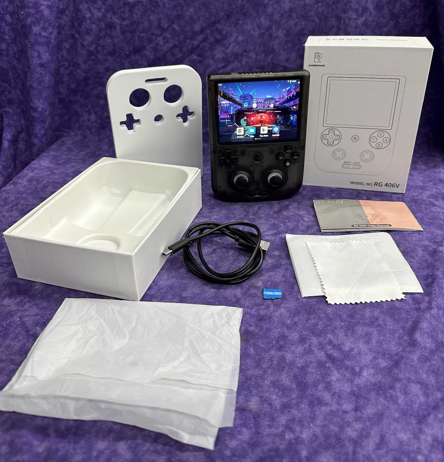 💥BRAND NEW FACTORY BOX💥ANBERNIC RG 406V ANDROID 13 HANDHELD GAME 4K CONSOLE