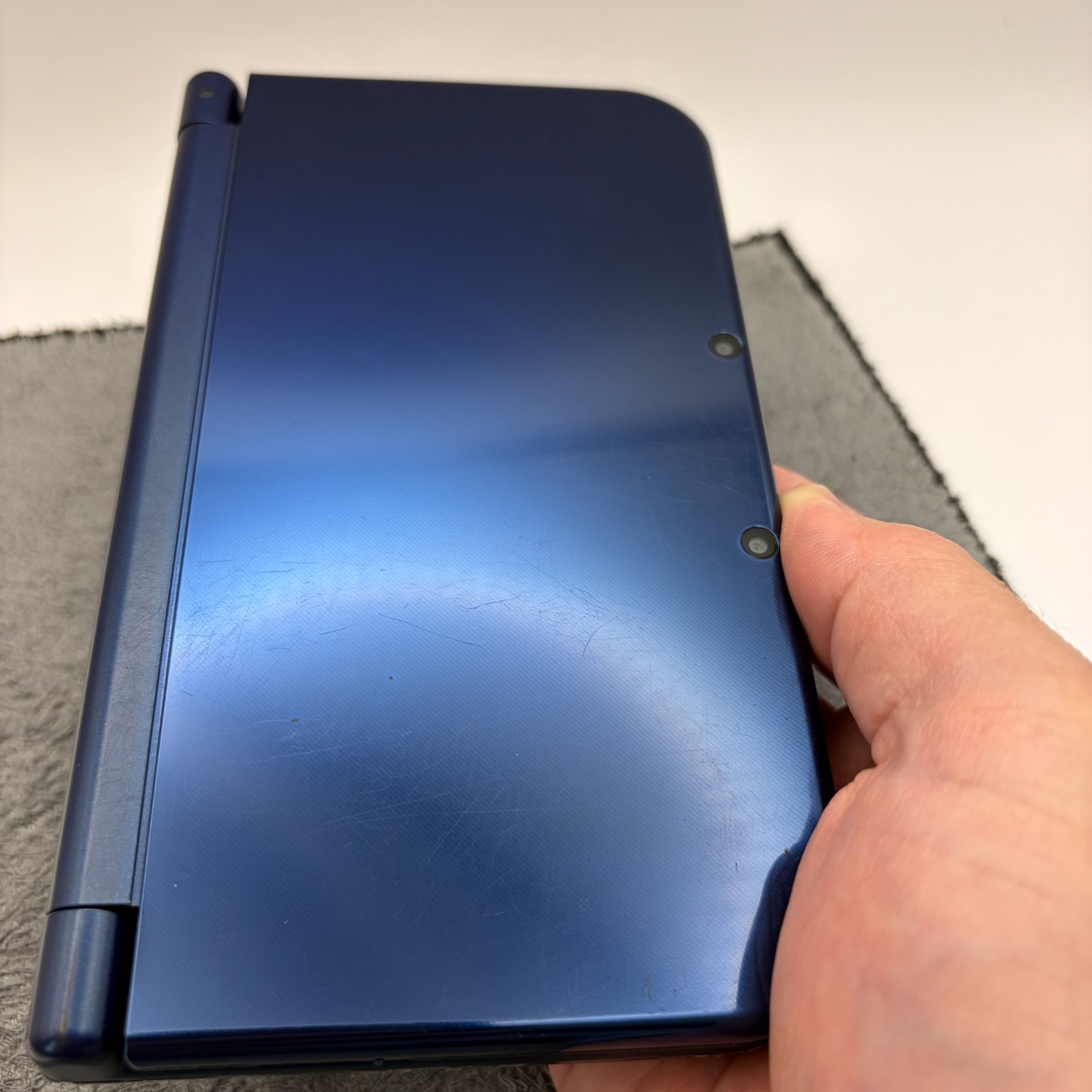 【Excellent5】Nintendo NEW 3DS LL XL Blue Handheld Used Game Console From Japan