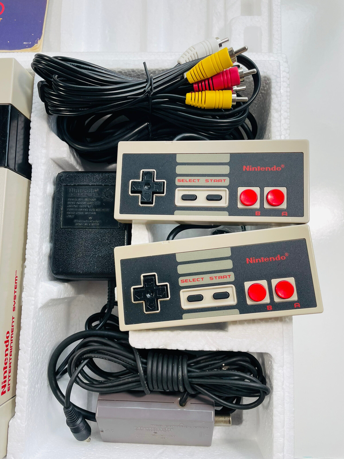 NES Nintendo Control Deck Console Complete in Box CIB Working Clean & Restored