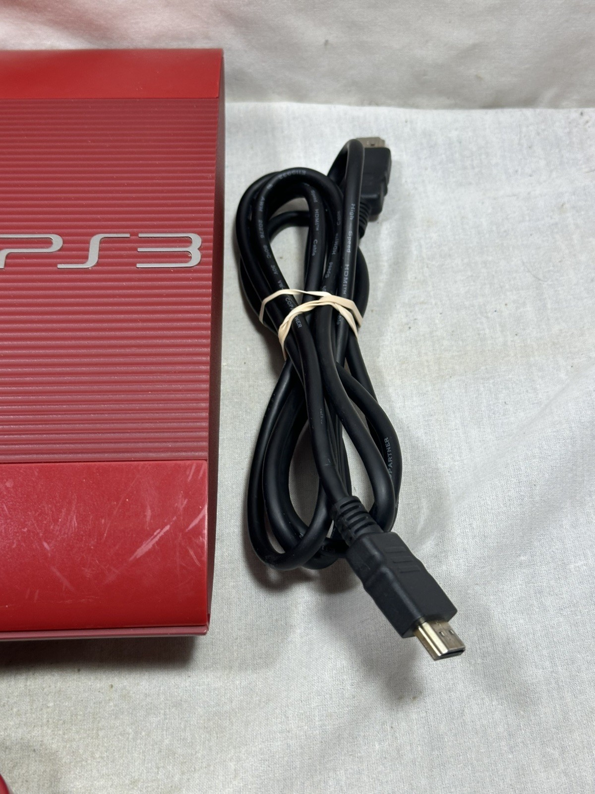Sony PlayStation 3 PS3 Super Slim Red God of War Console System Bundle – Tested
