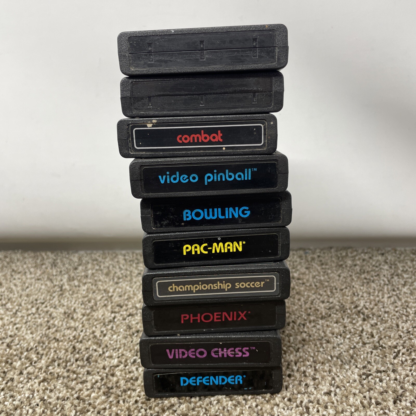 Atari 2600 Junior Jr Console System Bundle 10 Games Tested
