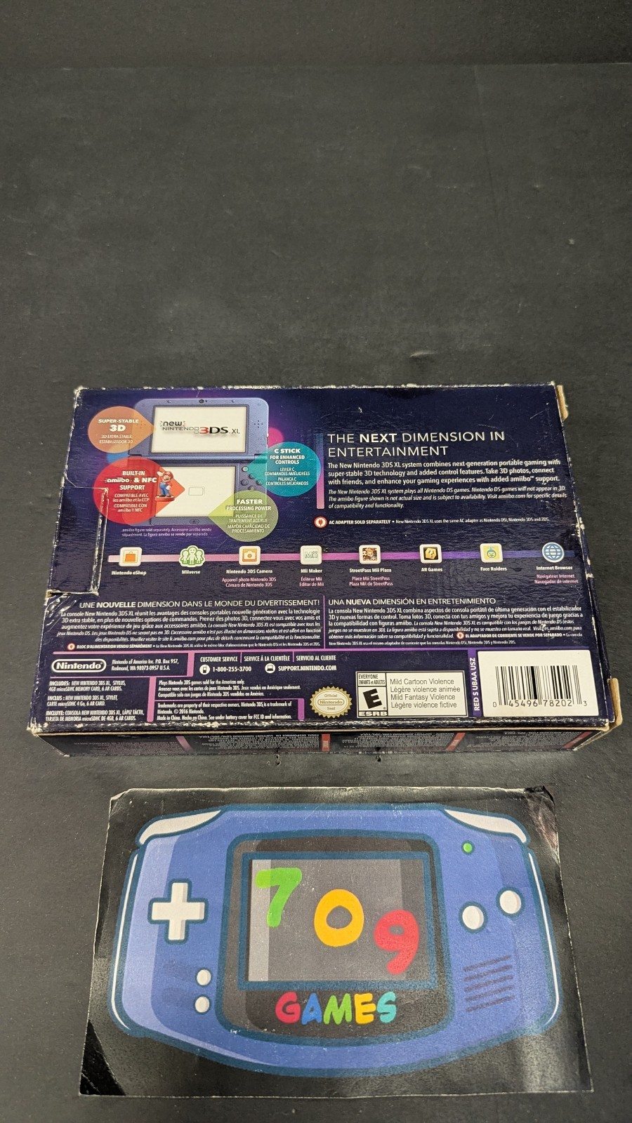 New Nintendo 3DS XL Galaxy Edition Handheld System Purple CIB Complete Tested