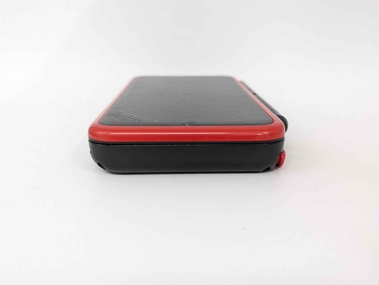 B7029 Nintendo new 2DS console LL XL Mario Kart Black x Red Japan w/memory fx