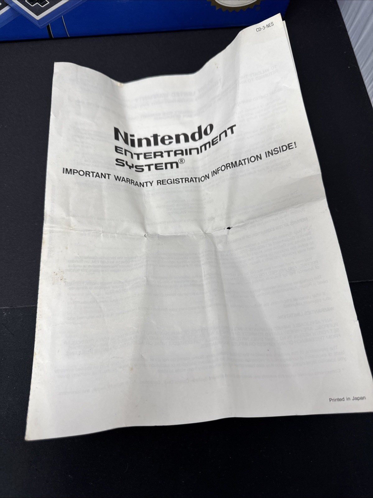 Nintendo NES Action SetConsole Empty Box, Poster, Manual, Inserts ONLY *READ*