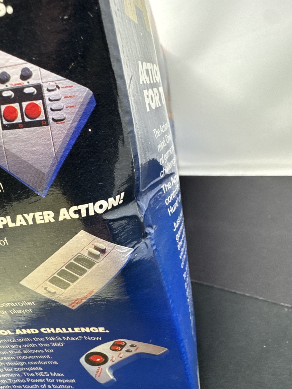 Nintendo NES Action SetConsole Empty Box, Poster, Manual, Inserts ONLY *READ*