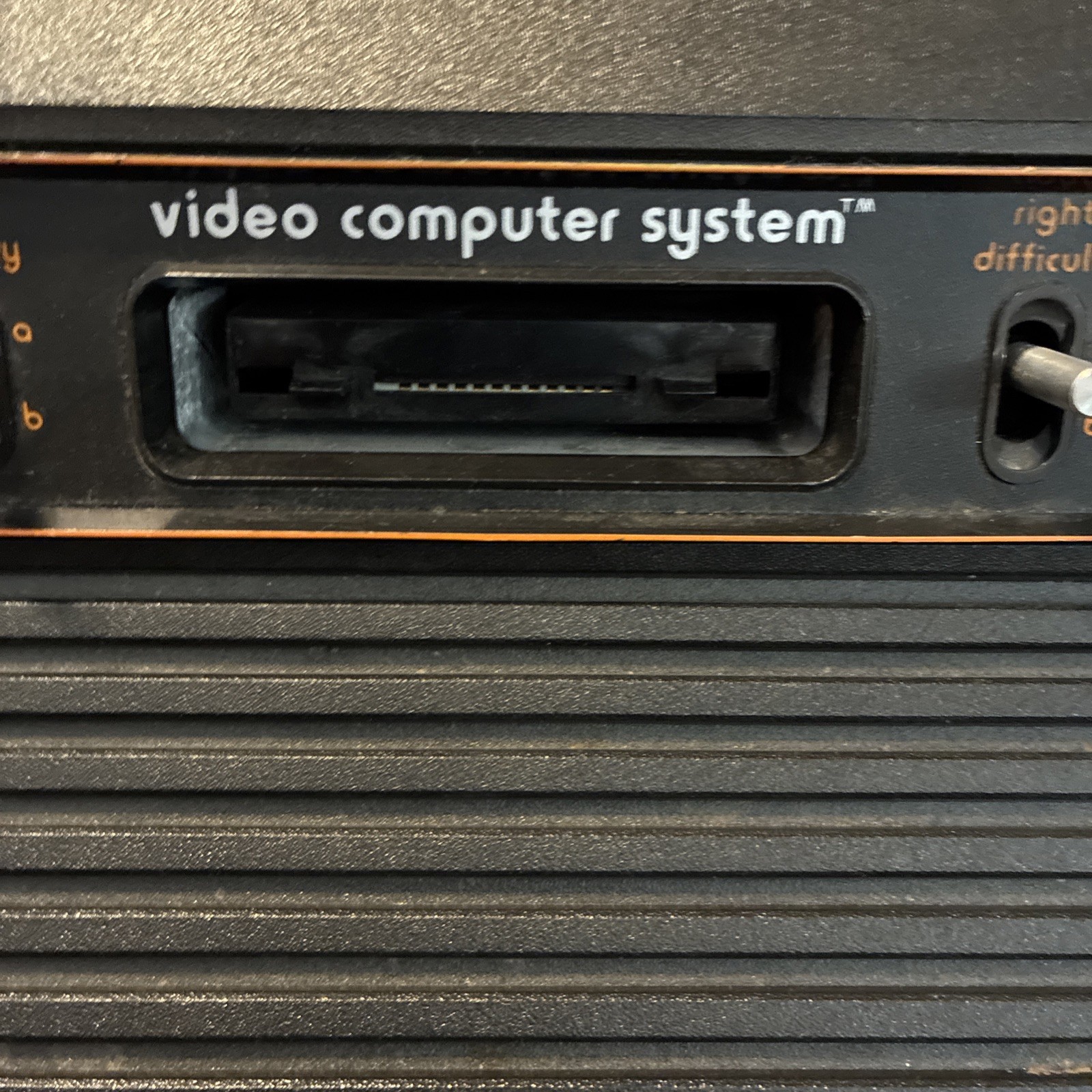 Atari CX 2600 System 6 Switch WORKS Console 2 Games 1 Joystick OEM plug paddles