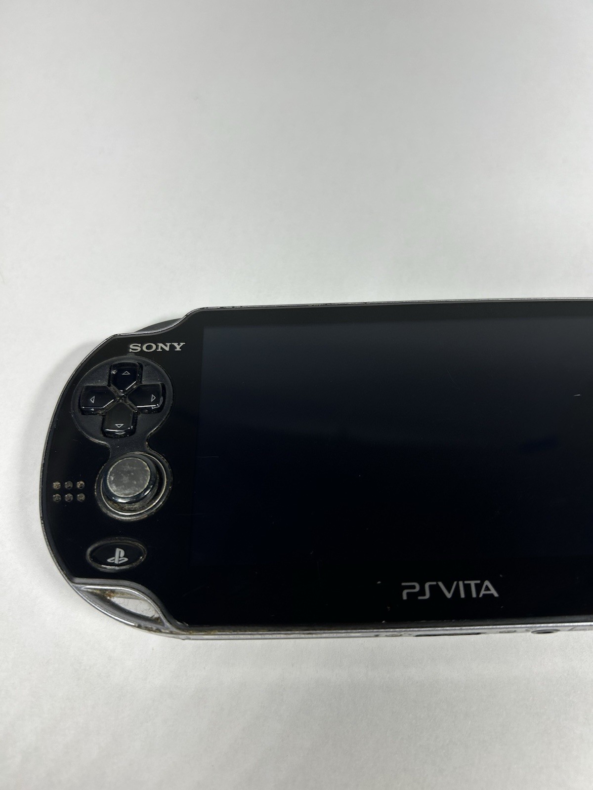 Sony PlayStation Vita PCH-1001 Black Handheld Console w/ Charger 5 Games Tested
