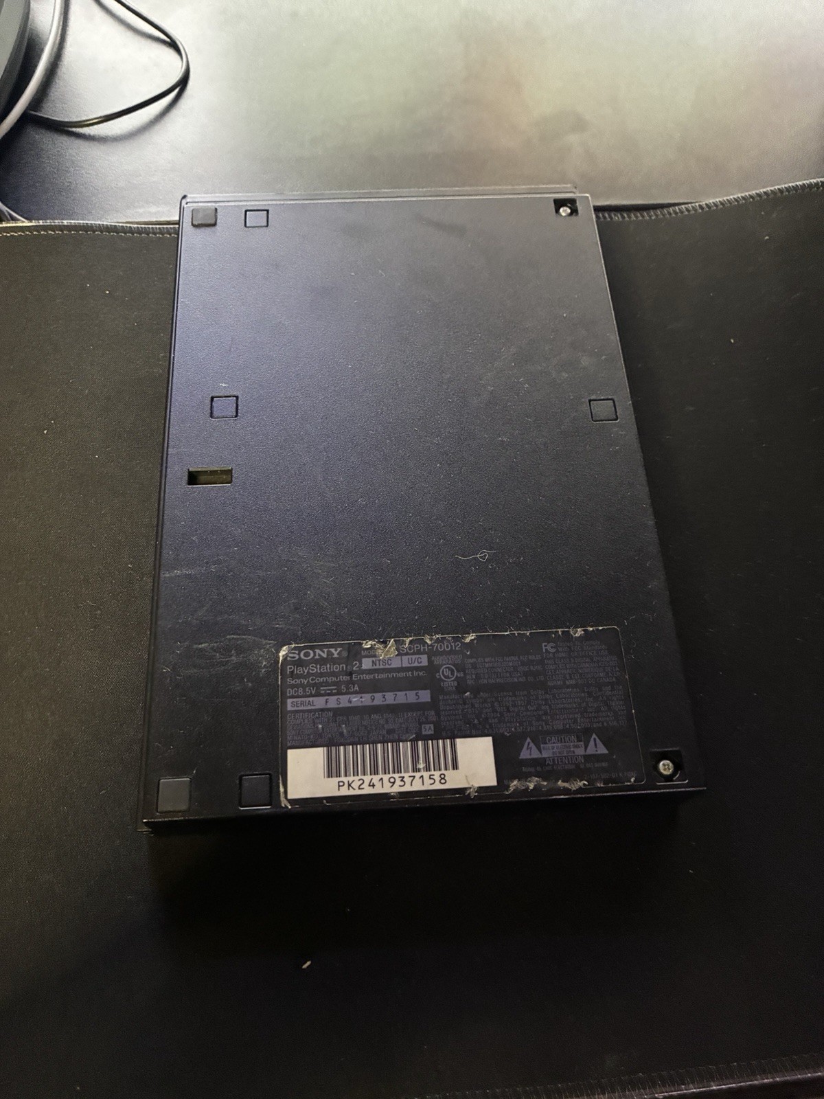 Sony PlayStation 2 Slim PS2 Console SCPH-70012 NTSC-U/C Black DVD Playback
