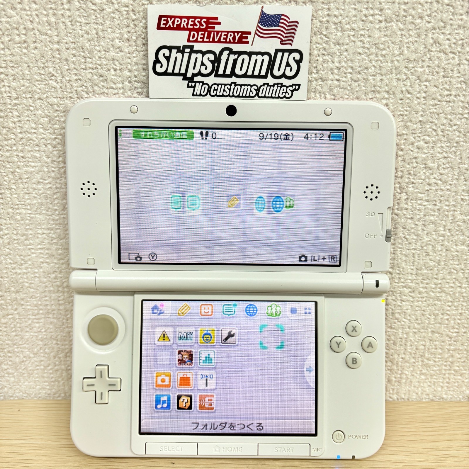 Nintendo 3DS / 3DS XL LL Region Free Console Used RANK A/B U.S Shipping F/S