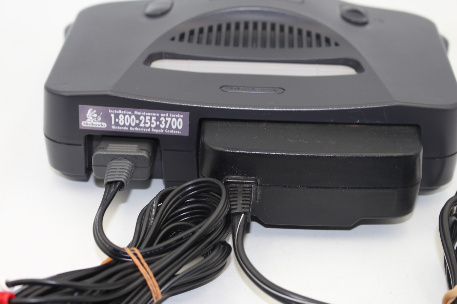 Nintendo 64 Gray Console NUS-001(USA) NTSC-U/C w/ Controller & Cables Tested
